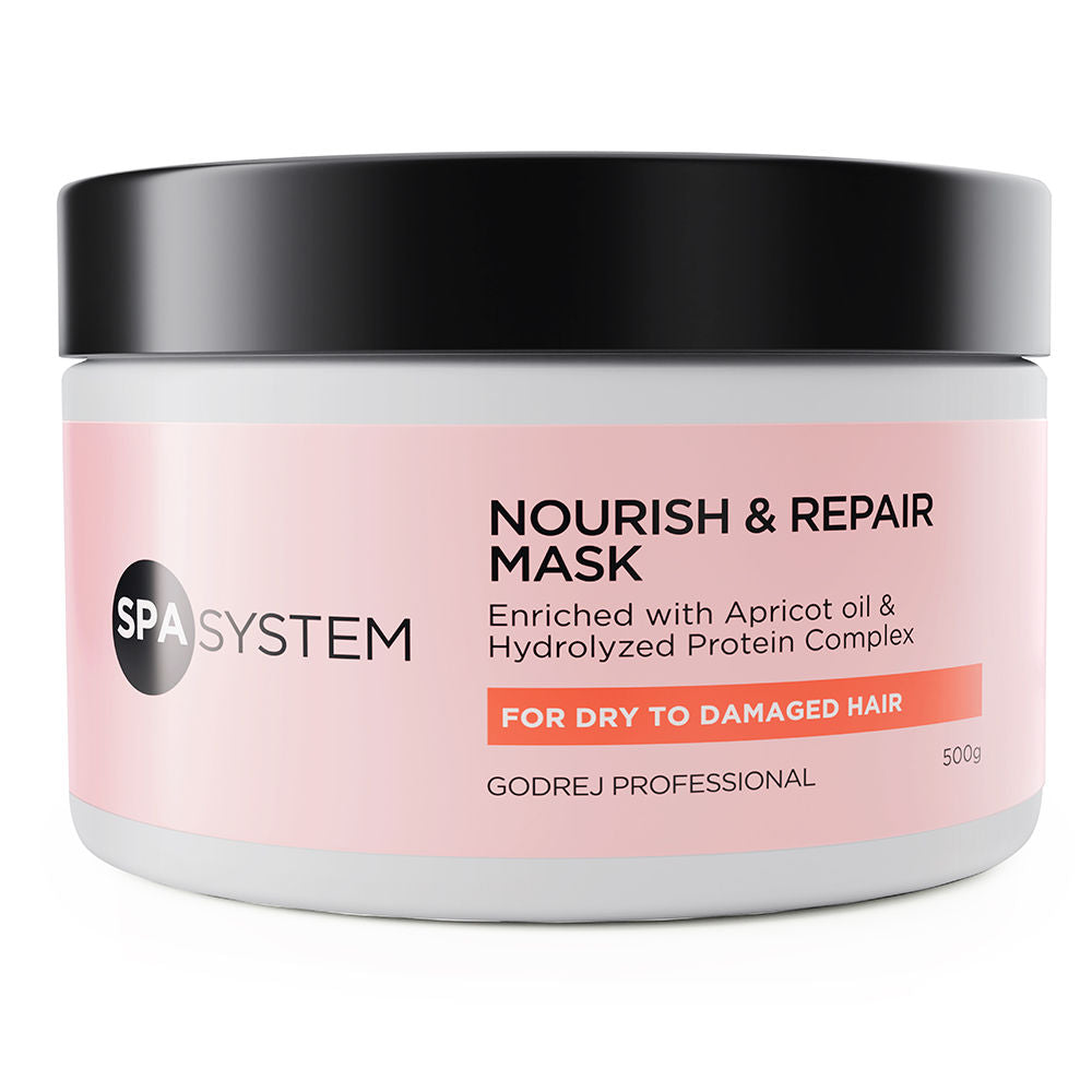Godrej Professional SPA System Nourishing Shampoo, 1000ml & Repair Mask, 500ml Combo, 2 pieces Buy at Indicrest Image 3