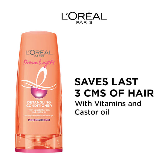 L'Oreal Paris Dream Lengths Detangling Conditioner For Long Damaged Hair, 71.5ml Buy at Indicrest