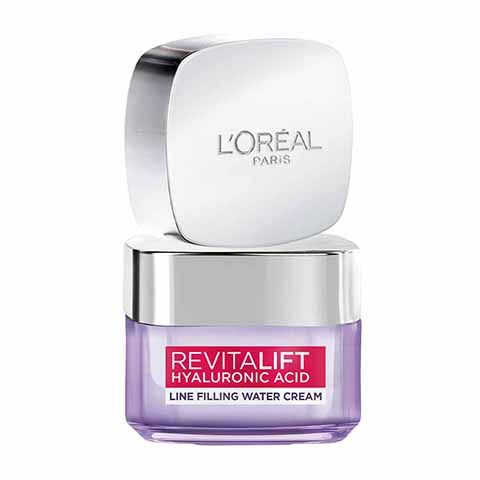 L'Oreal Paris Hyaluronic Acid Line Filling Water Cream Repiumps For -38% Fine Lines, 15ml Buy at Indicrest Image 2