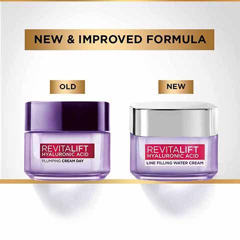 L'Oreal Paris Revitalift Hyaluronic Acid Line Filling Water Cream With Ceramides For Hydration & Barrier Repair, 50ml Buy at Indicrest Image 3