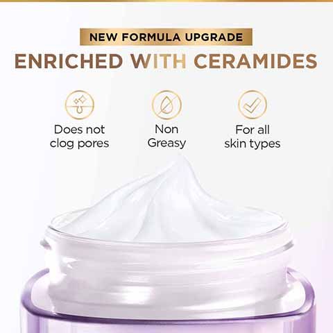 L'Oreal Paris Revitalift Hyaluronic Acid Line Filling Water Cream With Ceramides For Hydration & Barrier Repair, 50ml Buy at Indicrest Image 5