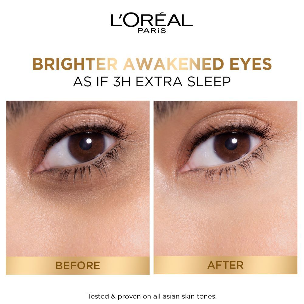 L'Oreal Paris Glycolic Bright Dark Circle Eye Serum With 3% Glycolic + Niacinamide + Vitamin C, 20ml Buy at Indicrest Image 5