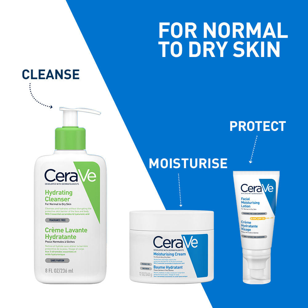 Cerave AM Facial Moisturizing Lotion With Sunscreen SPF 50 UVB + UVA, Dermatologist Recommended Day Cream, 52ml Buy at Indicrest Image 6