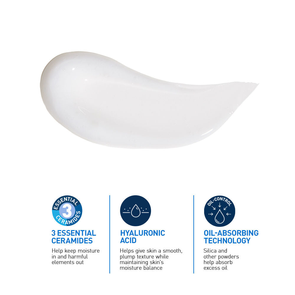 CeraVe Oil Control Gel-Cream lightweight moisturizer for Oily & Combination Skin with Shine Control, 52ml Buy at Indicrest Image 3