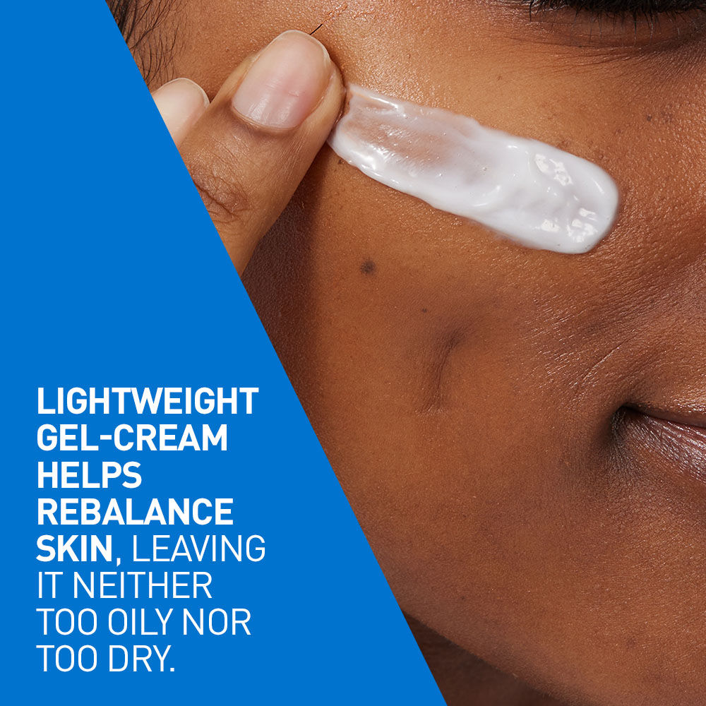 CeraVe Oil Control Gel-Cream lightweight moisturizer for Oily & Combination Skin with Shine Control, 52ml Buy at Indicrest Image 5