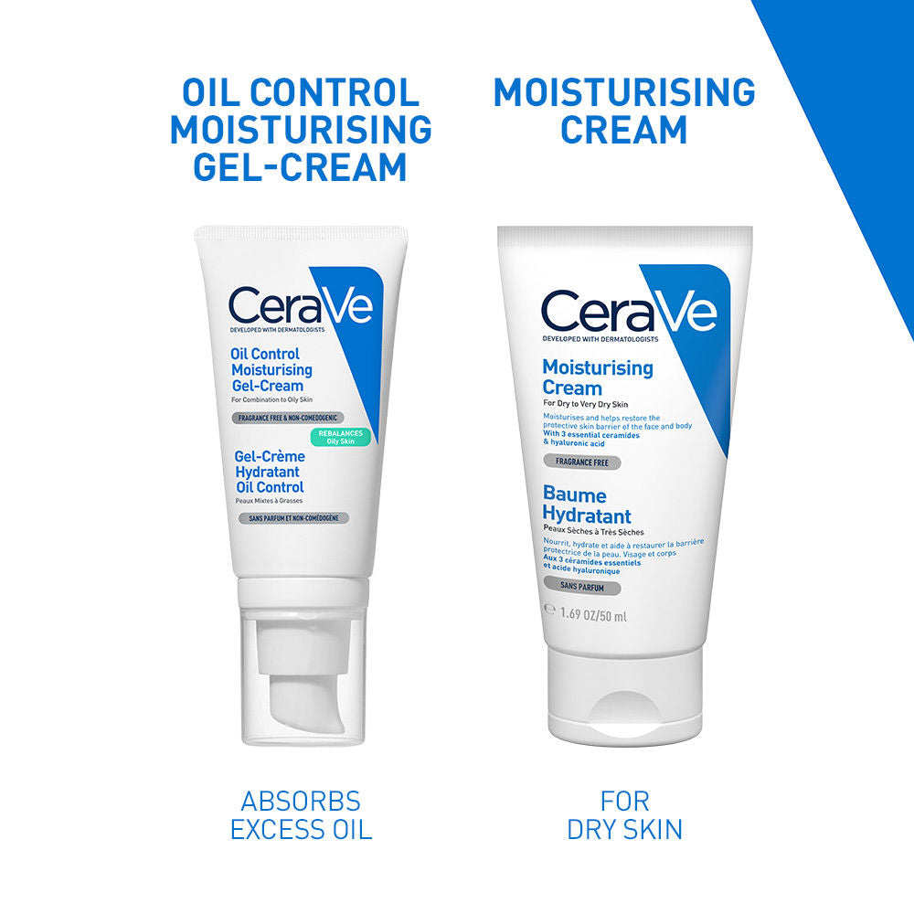 CeraVe Oil Control Gel-Cream lightweight moisturizer for Oily & Combination Skin with Shine Control, 52ml Buy at Indicrest Image 8