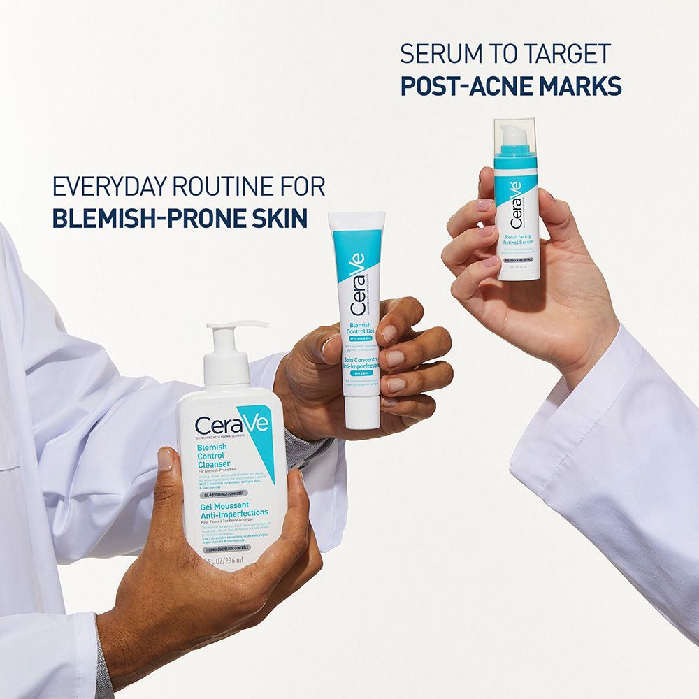 CeraVe Blemish Control Gel with 2% Salicylic Acid, AHA & Niacinamide for Acne Spot Treatment, 40ml Buy at Indicrest Image 13