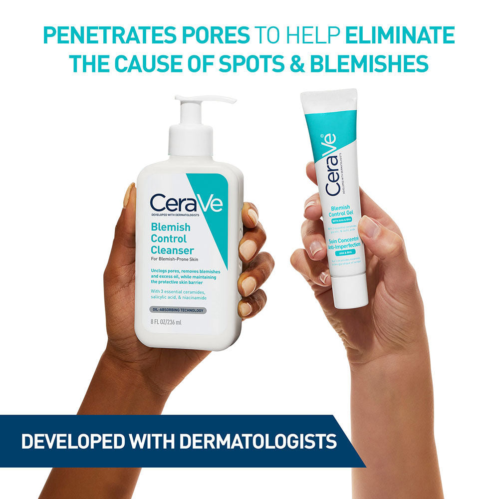 CeraVe Blemish Control Gel with 2% Salicylic Acid, AHA & Niacinamide for Acne Spot Treatment, 40ml Buy at Indicrest Image 8