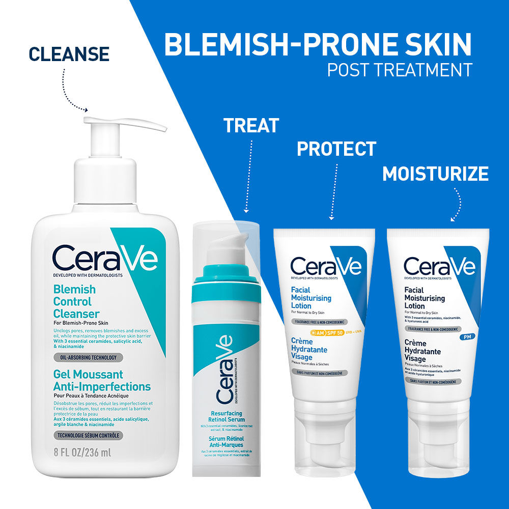 CeraVe Resurfacing Retinol Serum, Reduces Acne Marks with Licorice Root Extract & Niacinamide, 30ml Buy at Indicrest Image 9