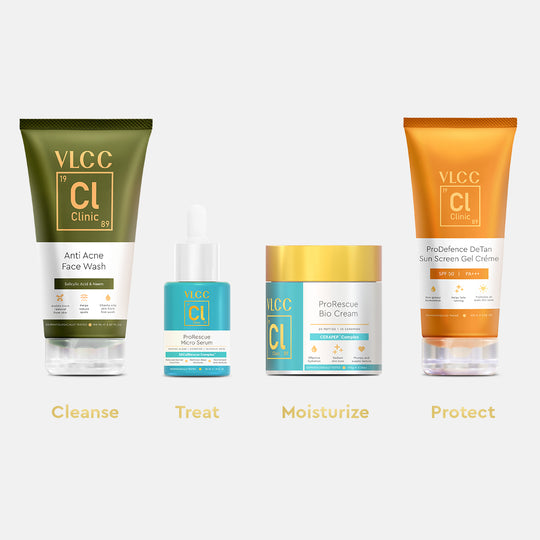 VLCC Acne Control Regime - Acne Reduction and fights acne causing germs - Buy from Indicrest
