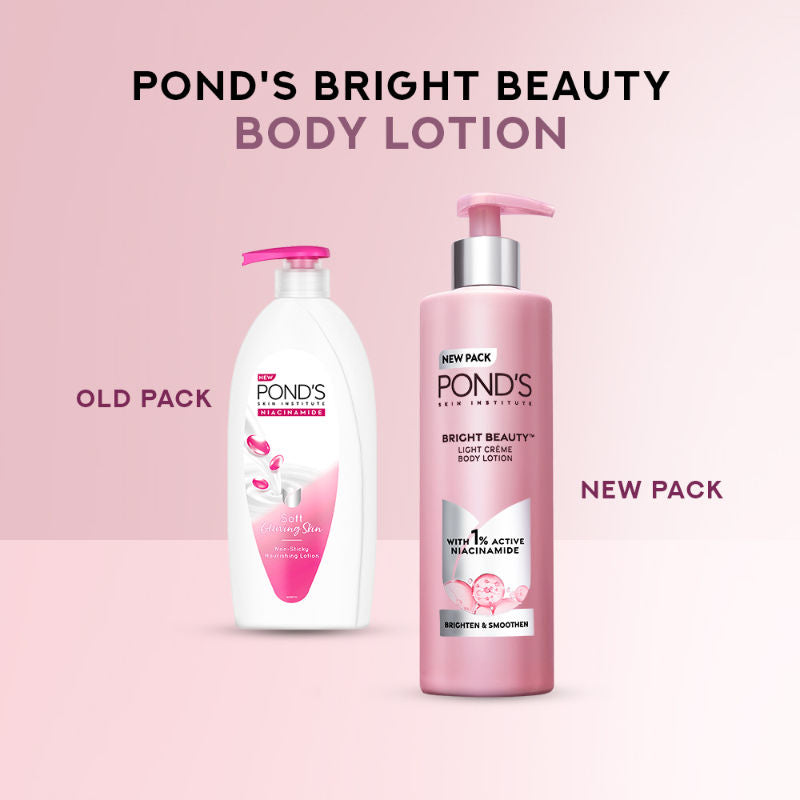 Pond’s Bright Beauty Light Crème Body Lotion for Smooth & Bright Skin, 600ml Buy at Indicrest Image 2