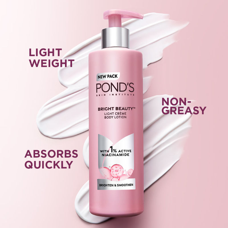 Pond’s Bright Beauty Light Crème Body Lotion for Smooth & Bright Skin, 600ml Buy at Indicrest Image 9