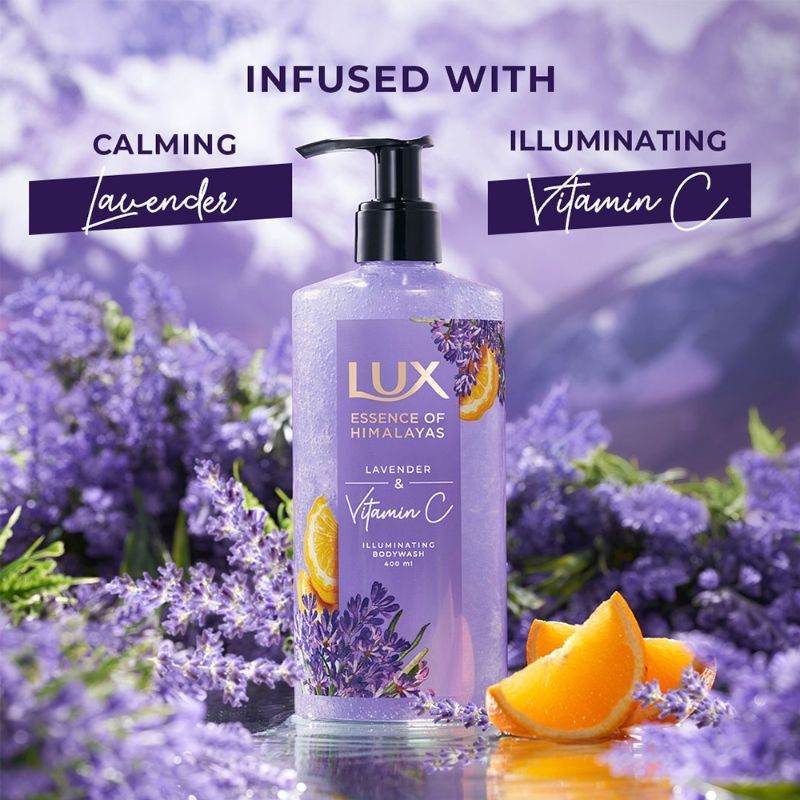Lux Lavender & Vit C + Rose & Aloevera Shim Body Wash Combo, 2 pieces Buy at Indicrest Image 4