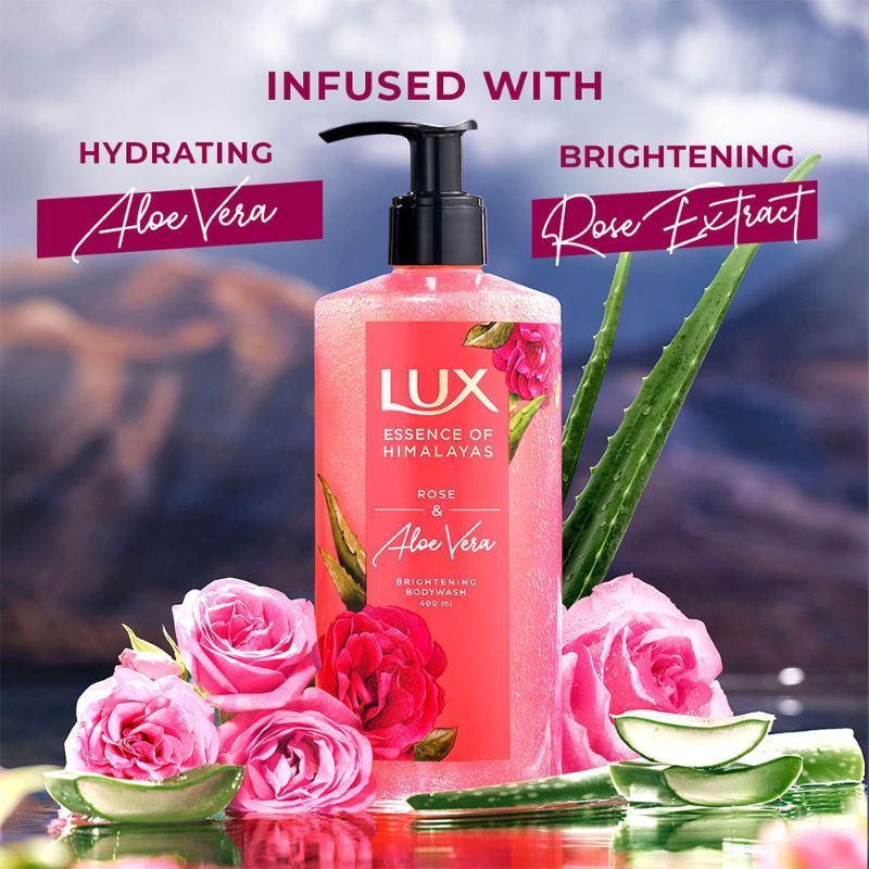 Lux Lavender & Vit C + Rose & Aloevera Shim Body Wash Combo, 2 pieces Buy at Indicrest Image 5