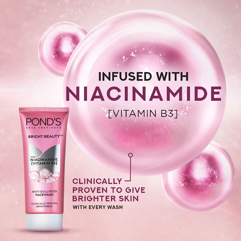 Pond’s Bright Beauty Facewash With Niacinamide (Pack of 2) Combo Buy at Indicrest Image 3