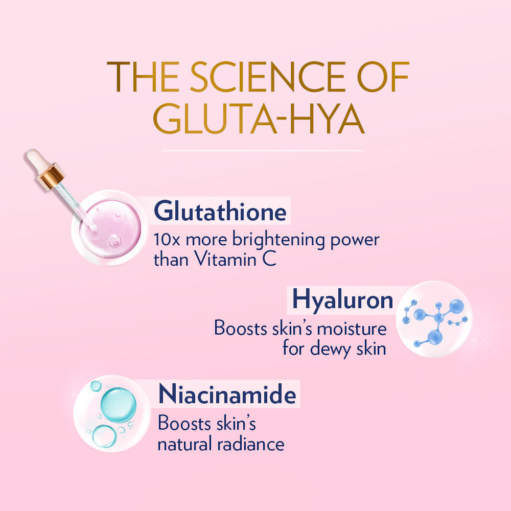 Vaseline Gluta Hya Antioxidant SPF 50 PA+++ Sunscreen, 175ml + Gluta-Hya Dewy Radiance Lotion Bright, 200ml Combo, 2 pieces Buy at Indicrest Image 5