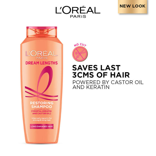 L'Oreal Paris Dream Lengths Restoring Shampoo For Long Damaged Hair, 340ml Buy at Indicrest