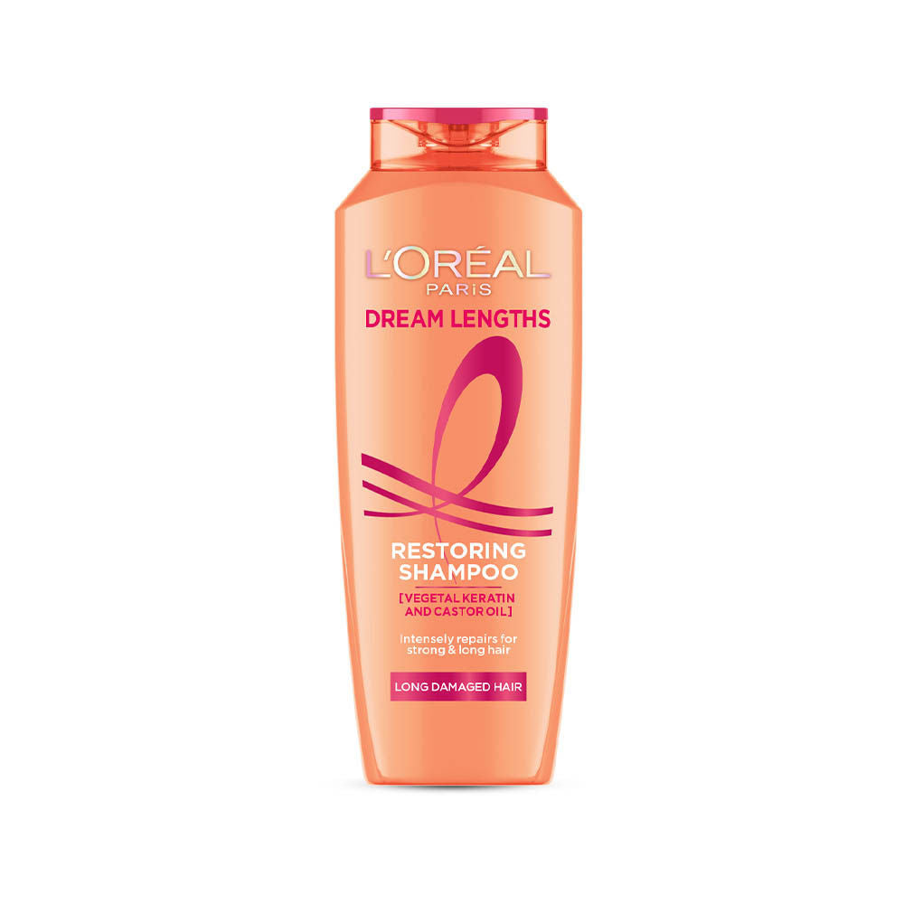 L'Oreal Paris Dream Lengths Restoring Shampoo For Long Damaged Hair, 340ml Buy at Indicrest Image 9