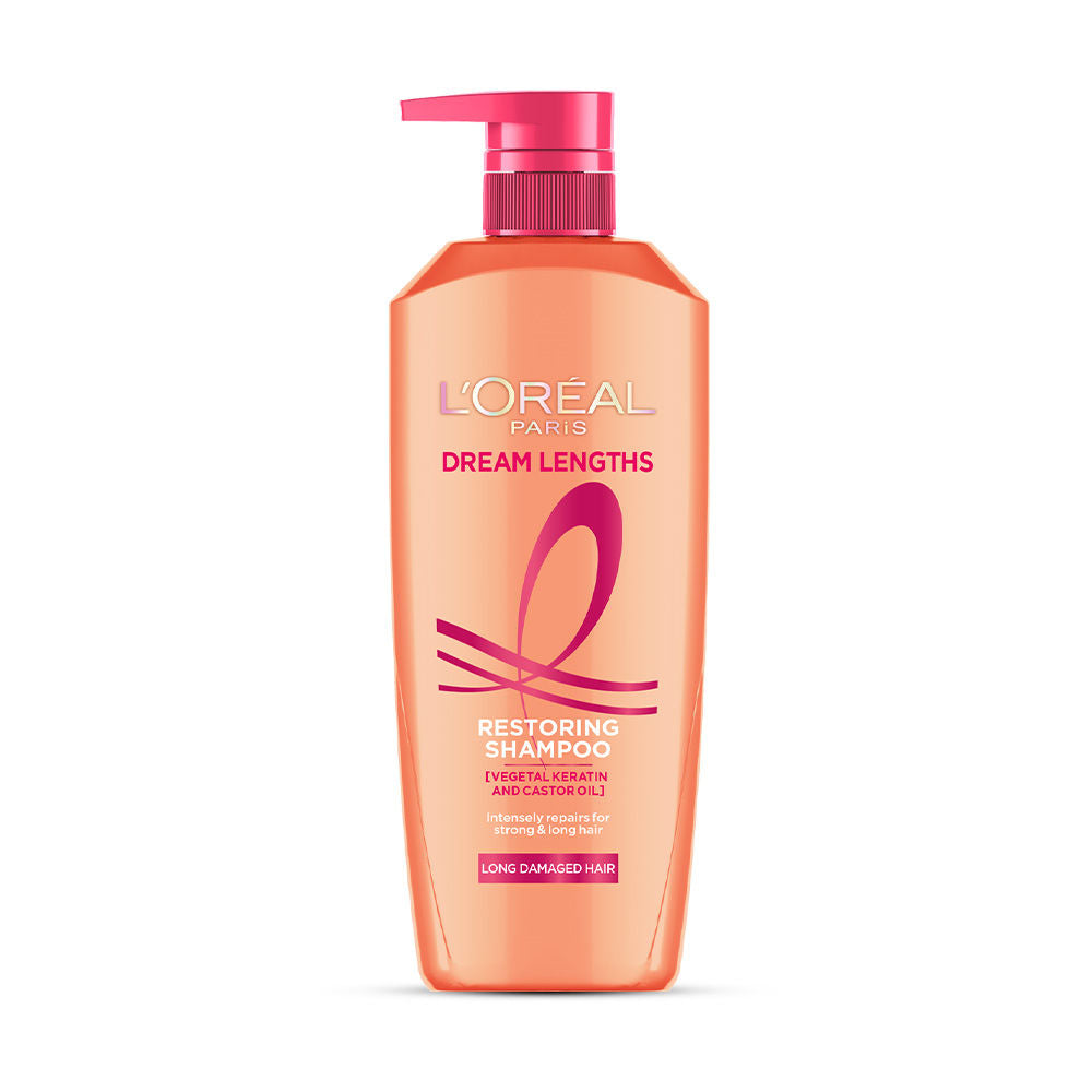 L'Oreal Paris Dream Lengths Restoring Shampoo For Long Damaged Hair, 650ml Buy at Indicrest Image 9