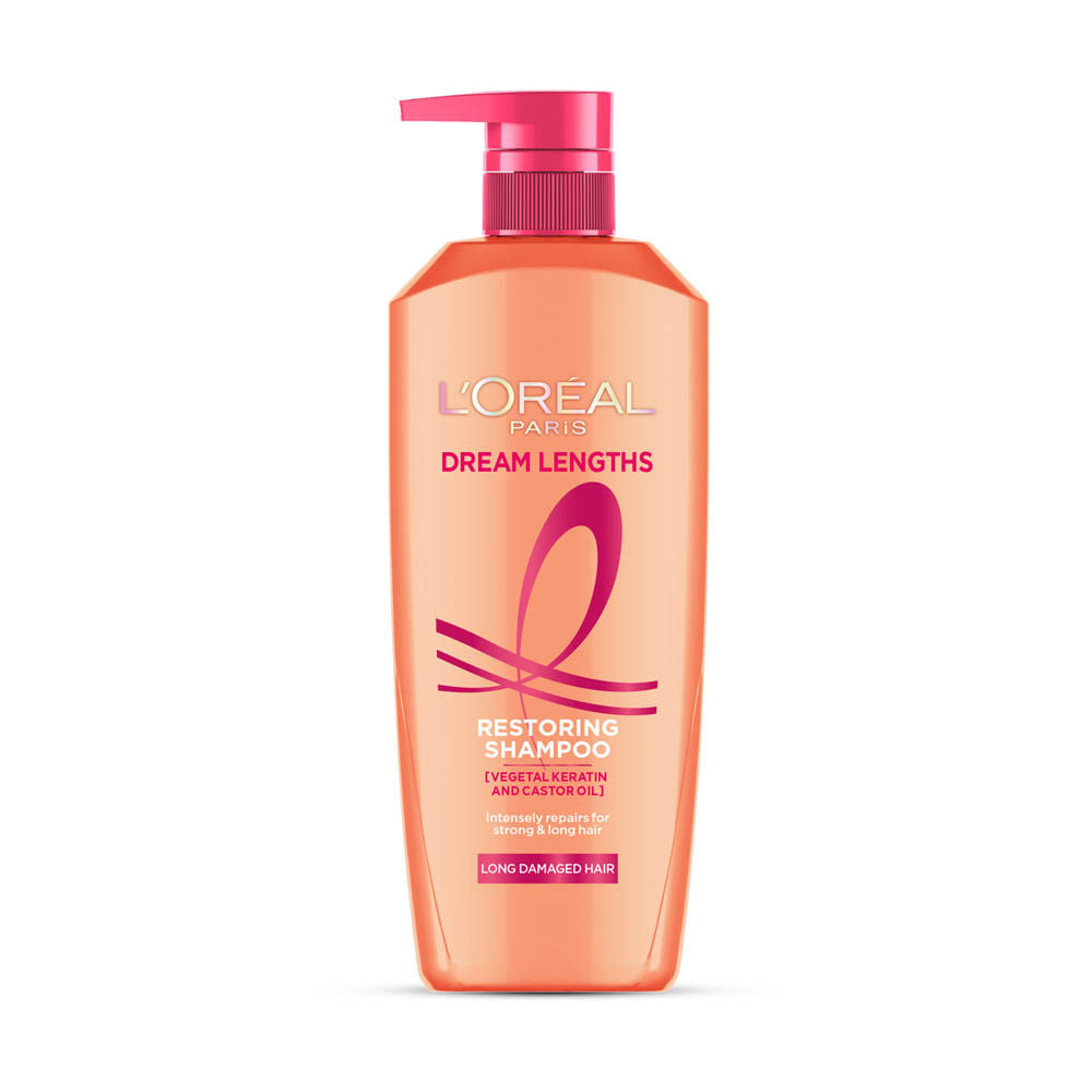 L'Oreal Paris Dream Lengths Restoring Shampoo For Long Damaged Hair, 1000ml Buy at Indicrest Image 9