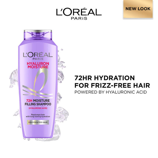 L'Oreal Paris Hyaluron Moisture Anti-frizz Shampoo With Hyaluronic Acid for 72 HR Hydrated Hair, 200ml Buy at Indicrest