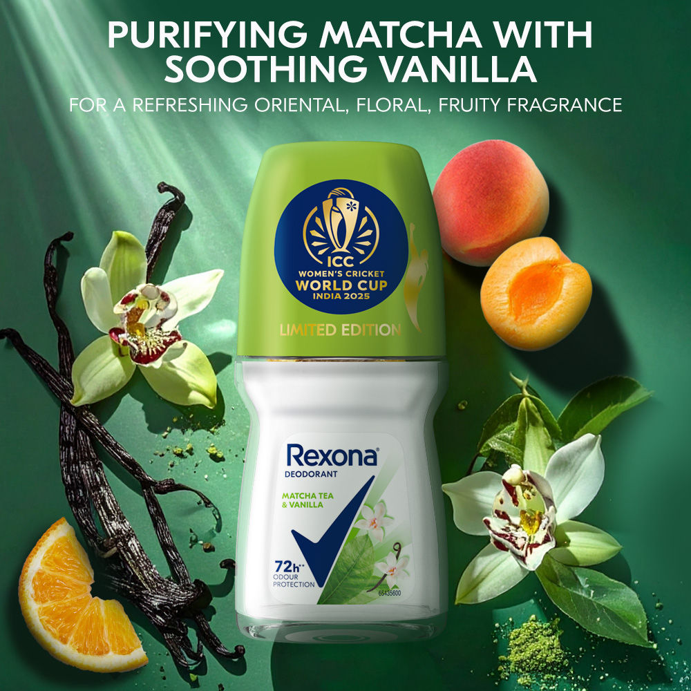 Rexona Antiperspirant Roll-on - Matcha Tea And Vanilla, 50ml Buy at Indicrest Image 5