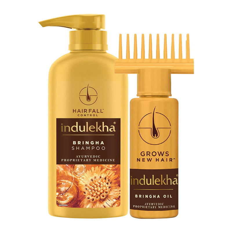 Indulekha Shampoo + Oil Combo, 2 pieces Buy at Indicrest