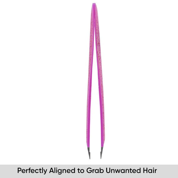 Vega All That Glitter Tweezer - Slant Tip - TW-06