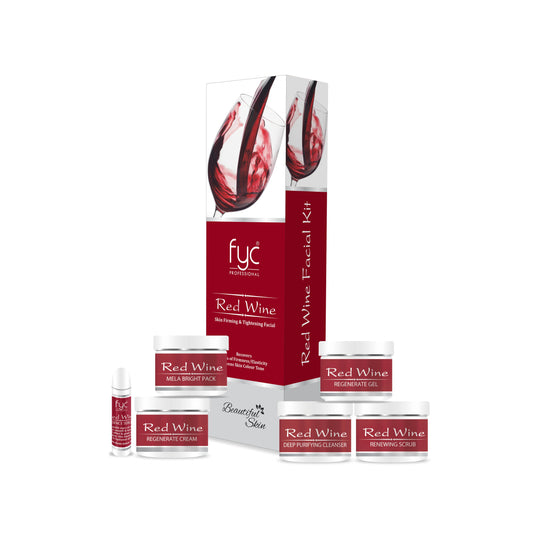 fyc-professional-red-wine-skin-firming-tightening-facial-kit-260g - Buy from Indicrest