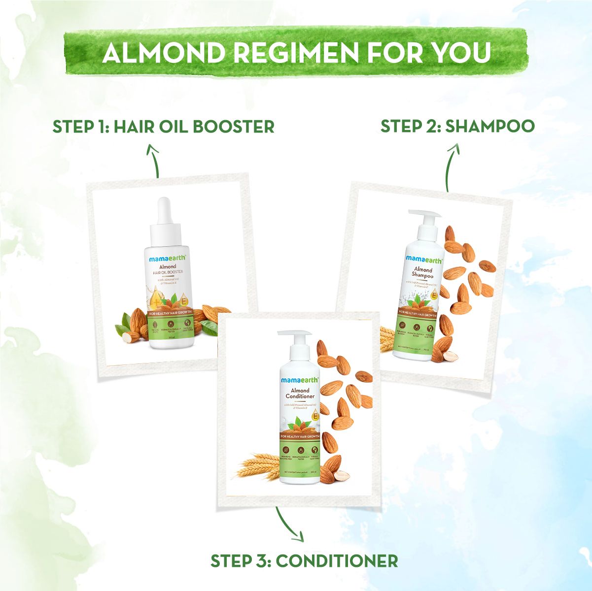 Mamaearth Hair Oil Booster, 30ml | Almond - Image 5 - Buy from Indicrest