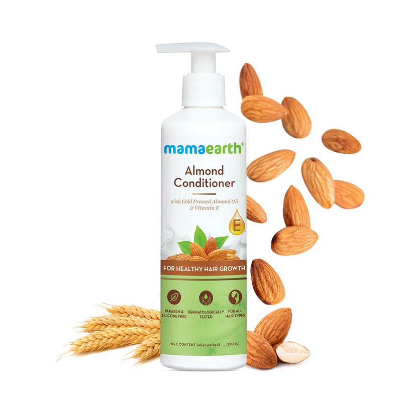 Mamaearth Almond Conditioner with Almond Oil & Vitamin E for Healthy Hair Growth, 250ml - Buy from Indicrest