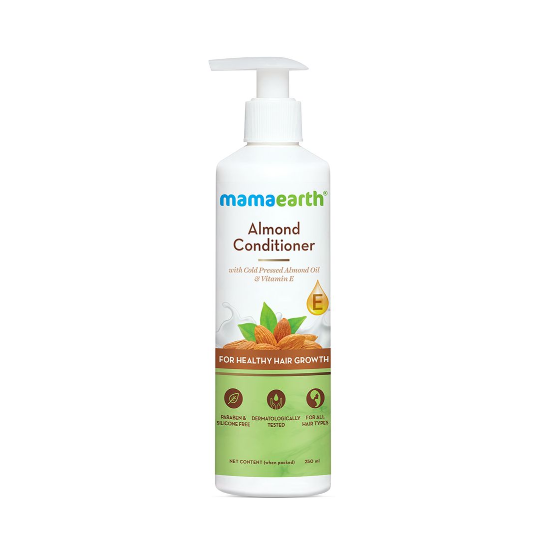 Mamaearth Almond Conditioner with Almond Oil & Vitamin E for Healthy Hair Growth, 250ml - Image 8 - Buy from Indicrest