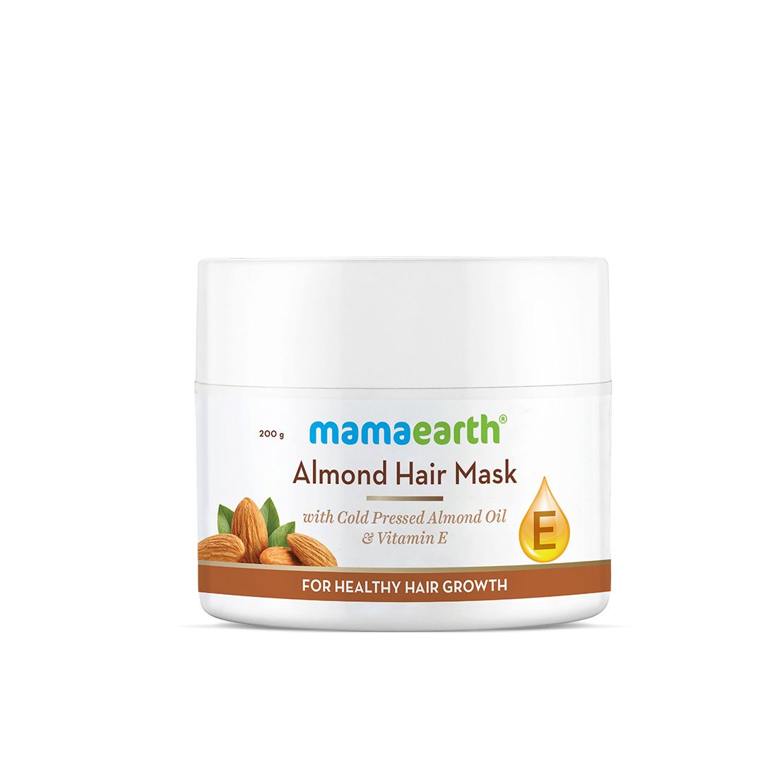 Mamaearth Almond Hair Mask with Cold Pressed Almond Oil & Vitamin E for Healthy Hair Growth, 200g - Image 9 - Buy from Indicrest