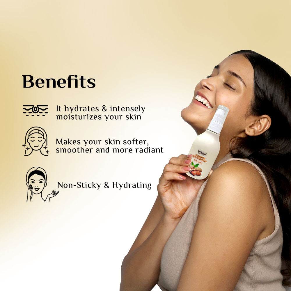 Richfeell Almond Nourishing Body Lotion 100 Ml - Image 3 - Buy from Indicrest