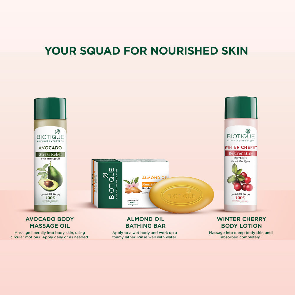 Biotique Almond Oil Nourishing Bathing Bar, 150g - Image 9 - Buy from Indicrest