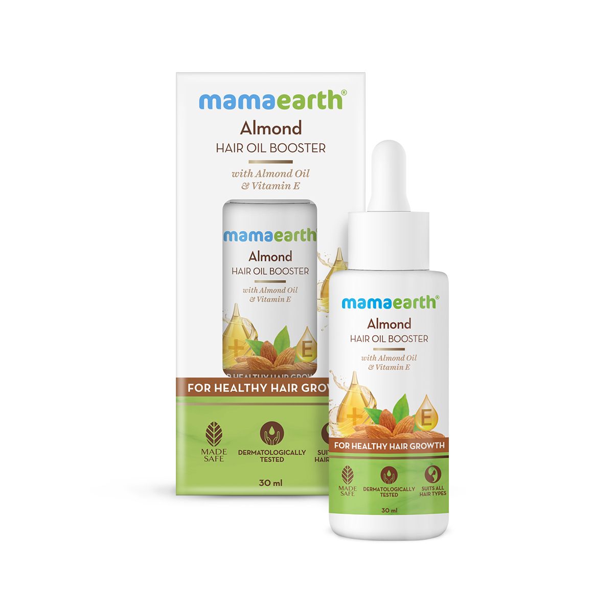 Mamaearth Hair Oil Booster, 30ml | Almond - Image 7 - Buy from Indicrest