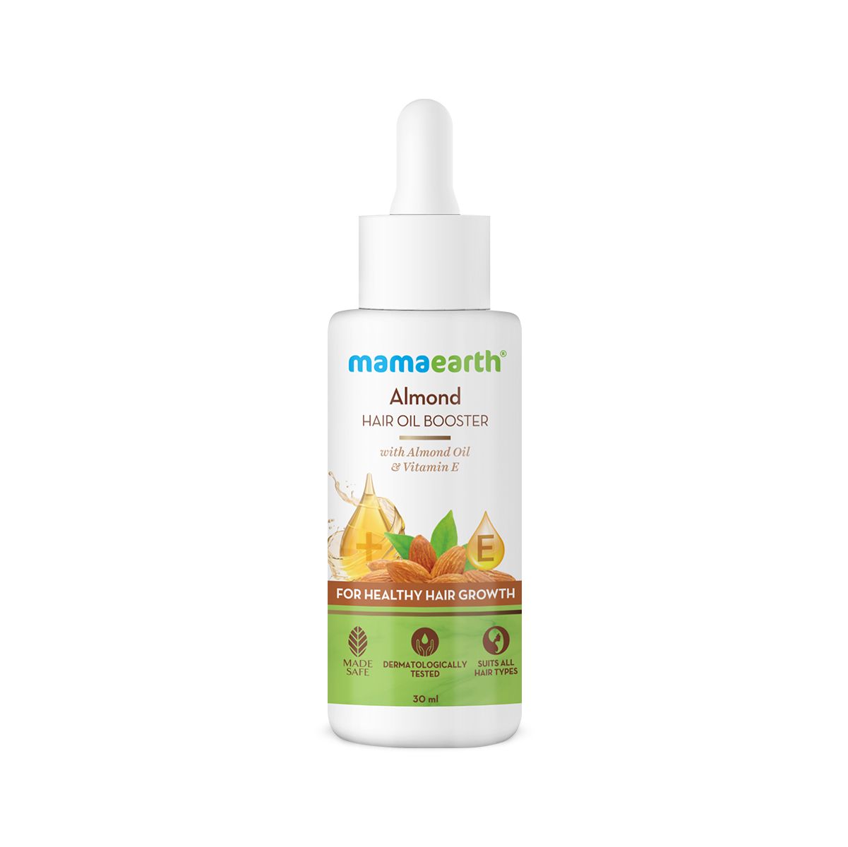 Mamaearth Hair Oil Booster, 30ml | Almond - Image 8 - Buy from Indicrest