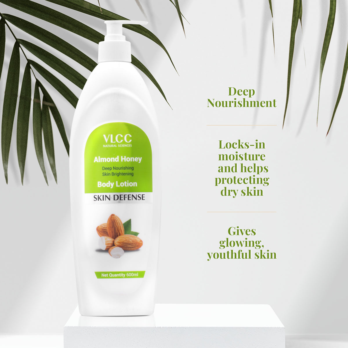 VLCC Almond Honey Deep Nourishing and Skin Brightening Body Lotion - 600 ml - Image 2 - Buy from Indicrest