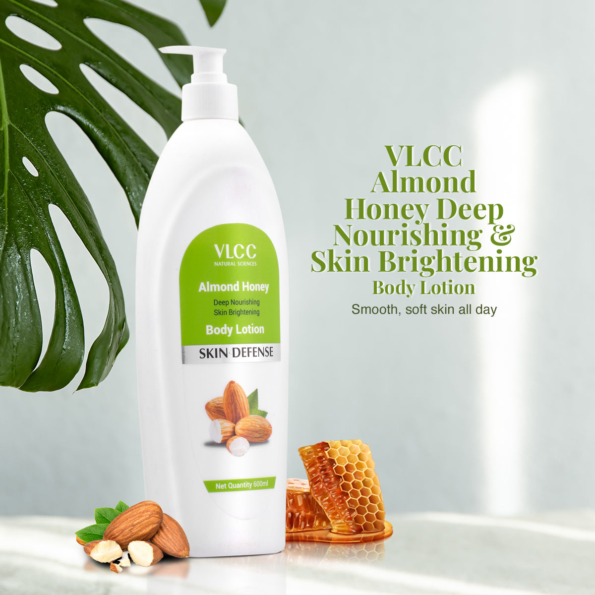 VLCC Almond Honey Deep Nourishing and Skin Brightening Body Lotion - 600 ml - Image 5 - Buy from Indicrest
