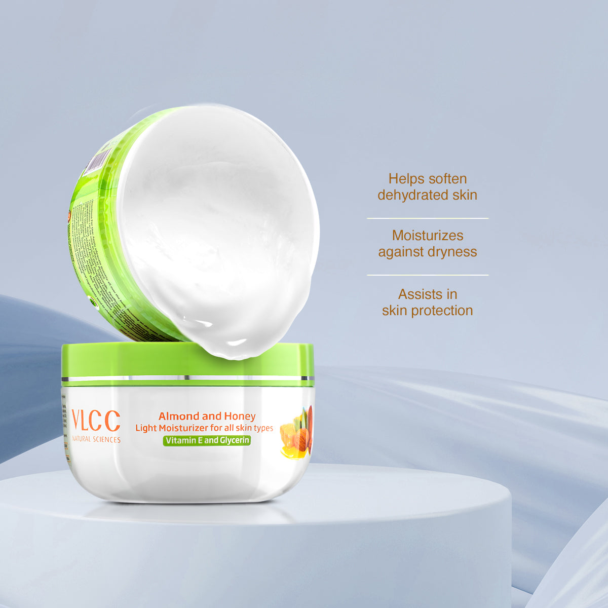 VLCC Almond and Honey Light Moisturizer Cream - 200 g - Image 6 - Buy from Indicrest