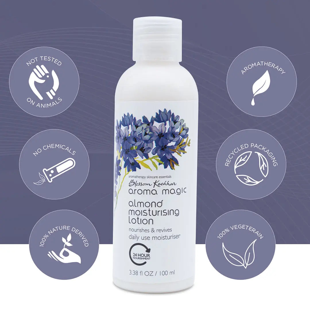 Aroma Magic Almond Moisturising Lotion For Dry Skin, 100ml - Image 3 - Buy from Indicrest