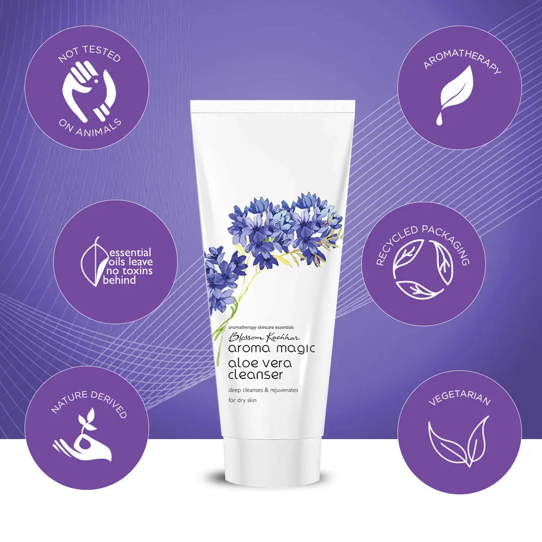 Aroma Magic Aloe Vera Cleanser For Dry Skin, 100g - Image 5 - Buy from Indicrest