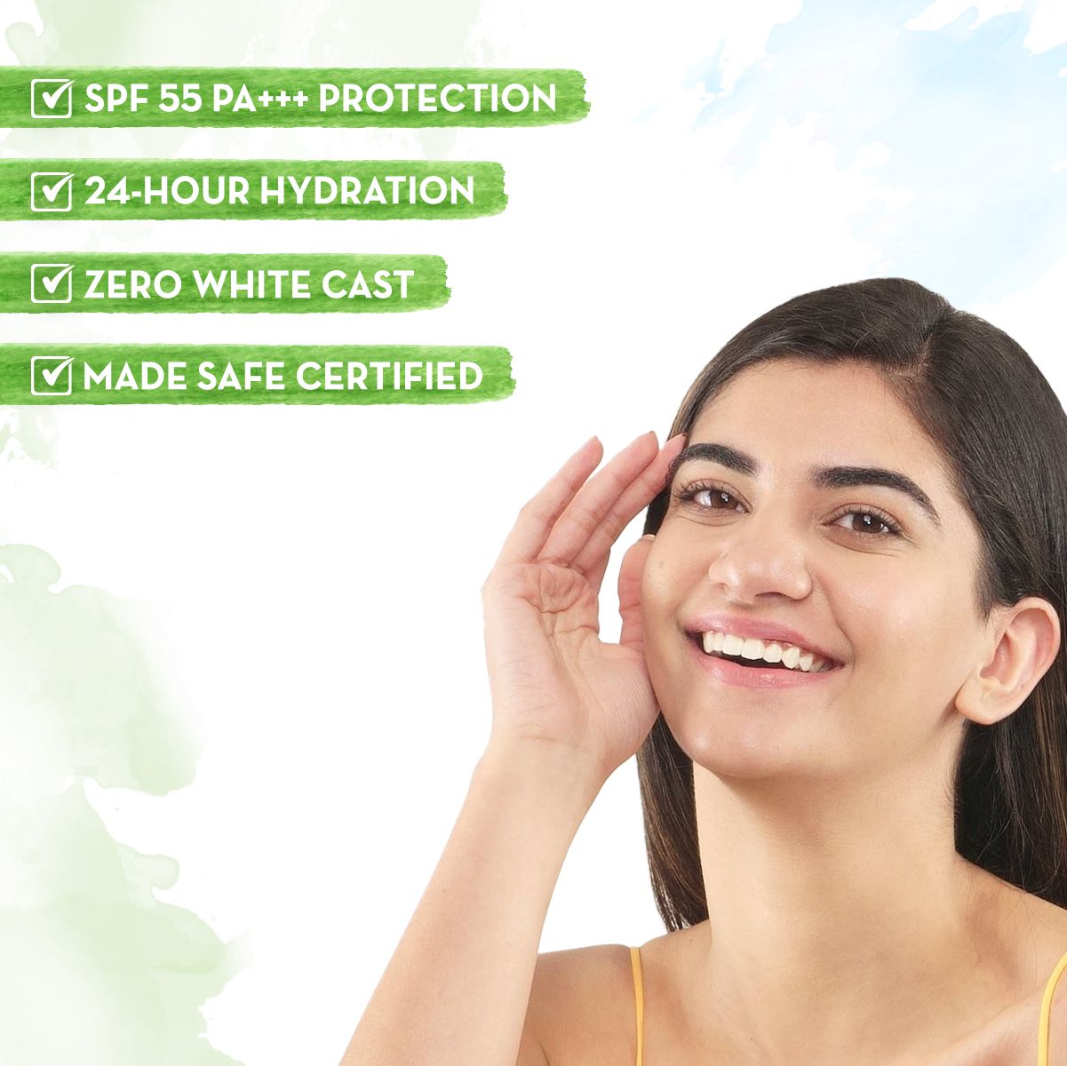 Mamaearth Aloe Vera Sunscreen Face Serum with Aloe Vera & Ashwagandha for UVA & B Protection, 30ml - Image 3 - Buy from Indicrest