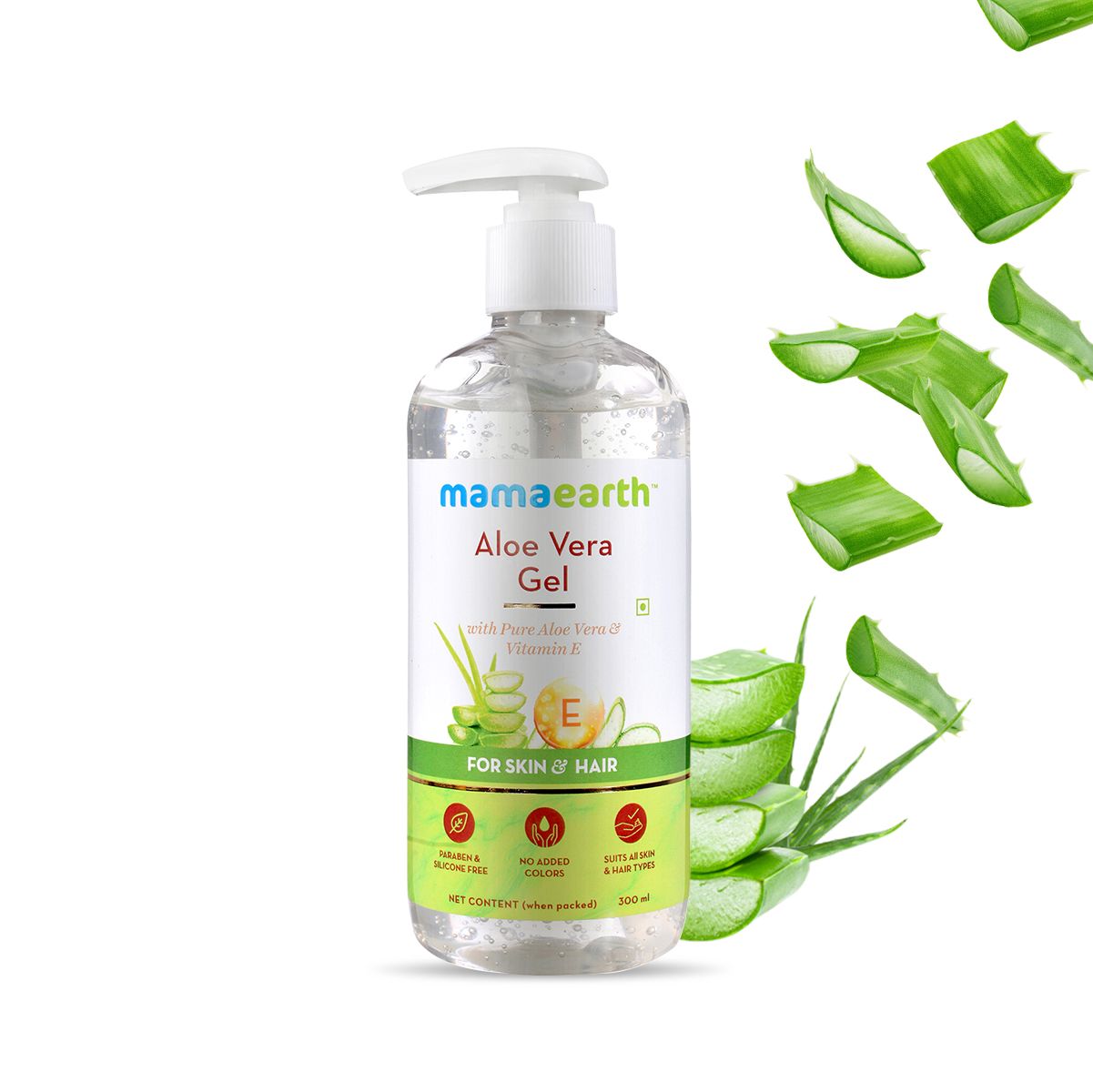Mamaearth Aloe Vera Gel for Skin and Hair, 300ml - Image 2 - Buy from Indicrest