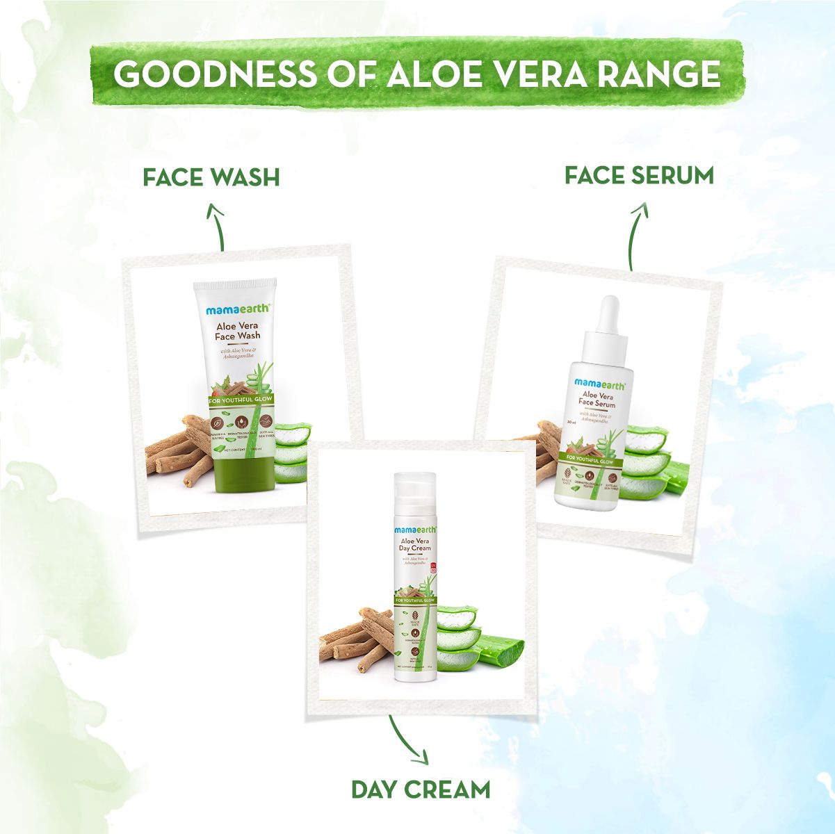 Mamaearth Aloe Vera Day Cream with Aloe Vera & Ashwagandha for a Youthful Glow, 50g - Image 6 - Buy from Indicrest