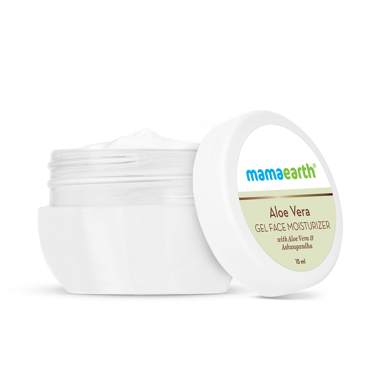 Mamaearth Aloe Vera Gel Face Moisturizer with Aloe Vera & Ashwagandha for a Youthful Glow, 15g - Image 3 - Buy from Indicrest