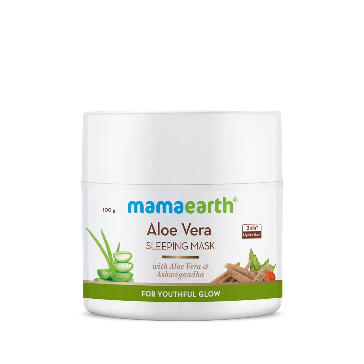 Mamaearth Aloe Vera Sleeping Mask with Aloe Vera & Ashwagandha for a Youthful Glow, 100g - Image 9 - Buy from Indicrest