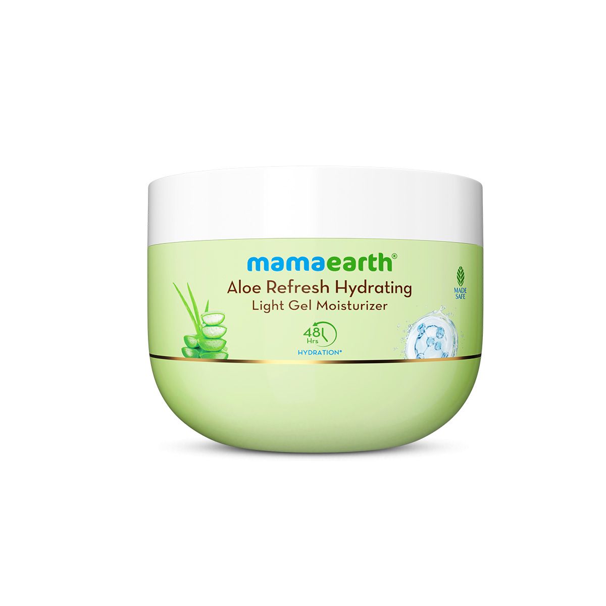 Mamaearth Aloe Refresh Hydrating Light Gel Moisturizer with Aloe Vera & Hyaluronic Acid for Hydrated Refreshed Skin, 200g - Image 8 - Buy from Indicrest