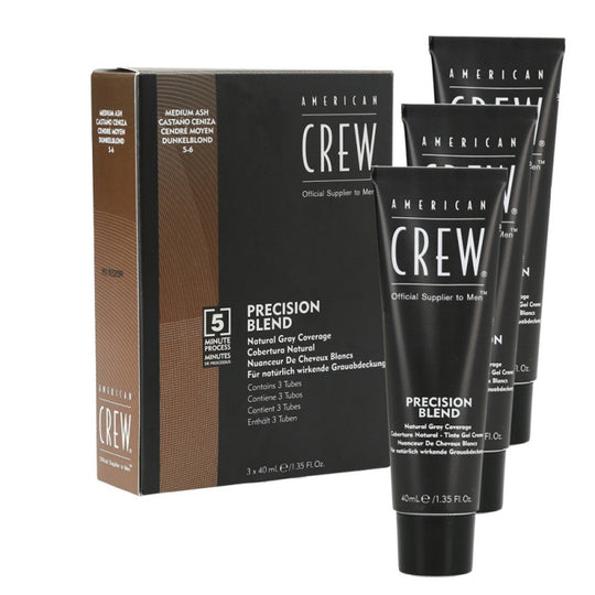 Revlon American Crew Precision Blend Hair Color, Medium Ash - 3 X 40ml - Buy from Indicrest