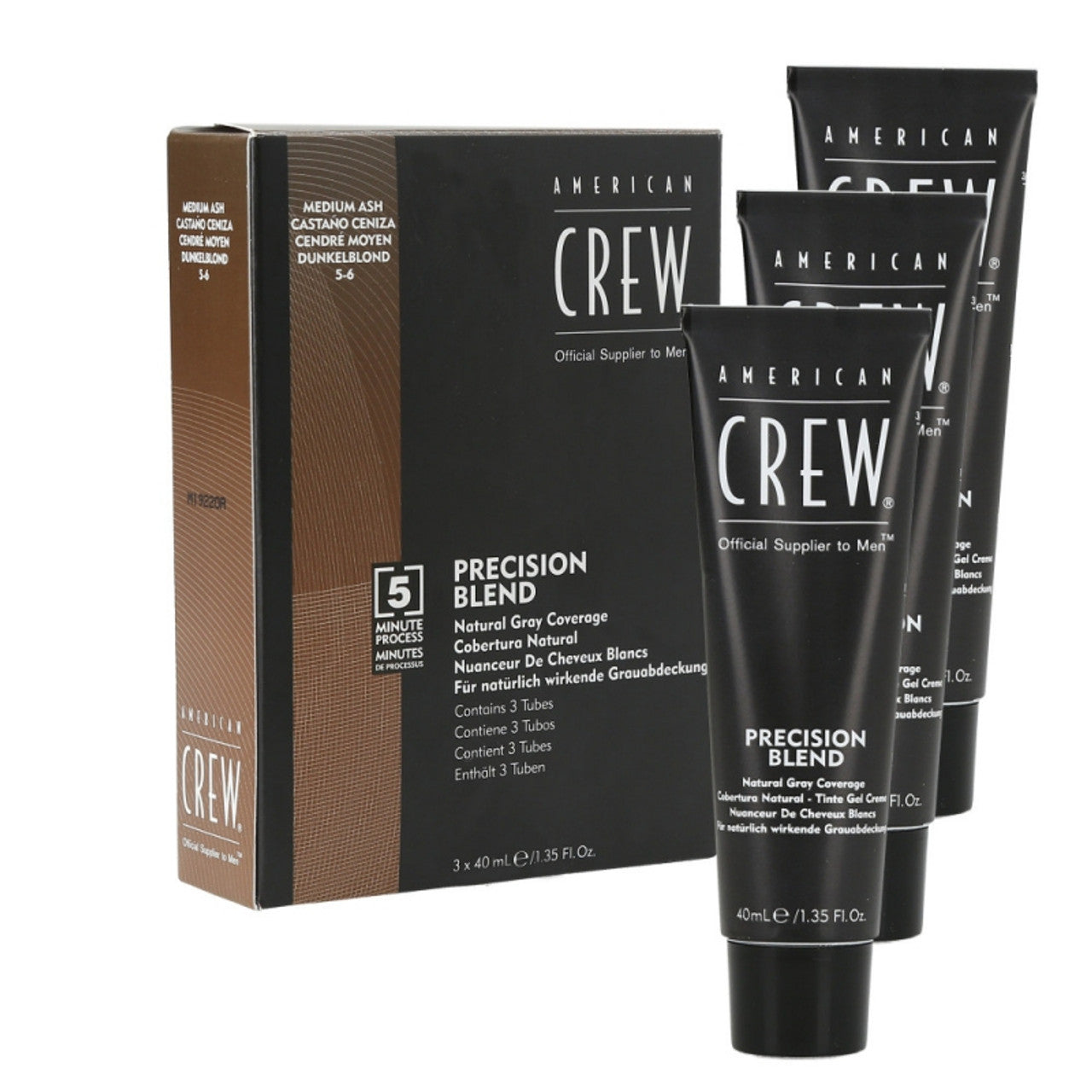 Revlon American Crew Precision Blend Hair Color, Dark - 3 X 40ml - Image 2 - Buy from Indicrest